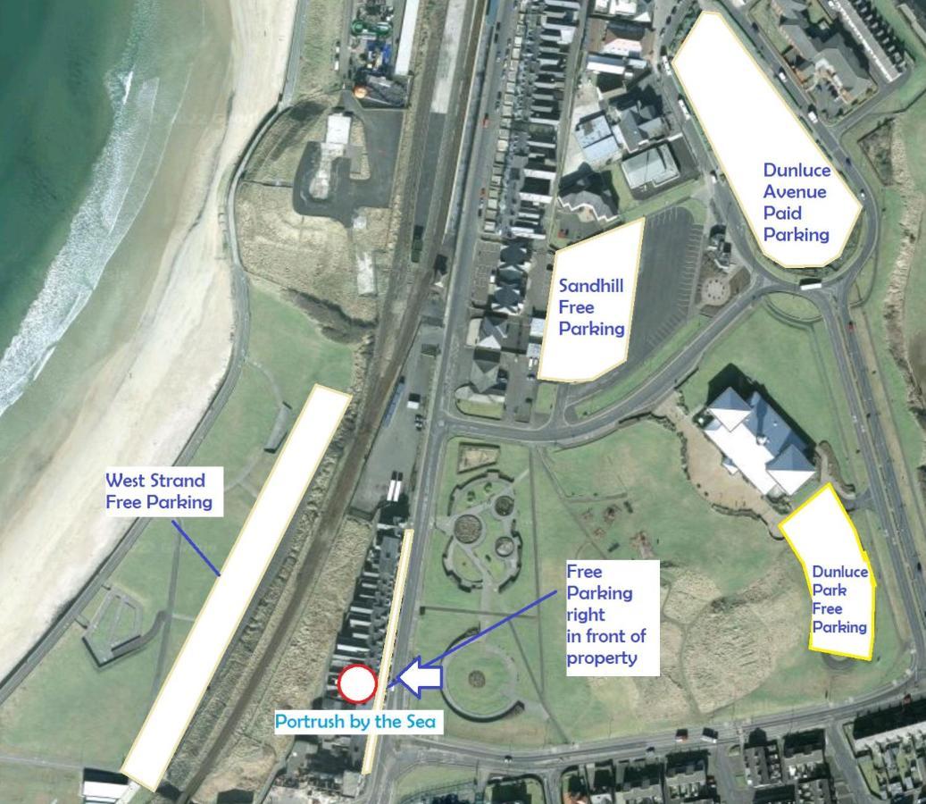 1 Dunluce Park - Portrush By The Sea Leilighet Eksteriør bilde